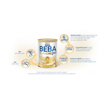 BEBA SUPREMEpro 3, 6 HMO, mlieko pre malé deti, 800 g, od uk. 12. mesiace