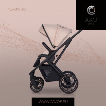 kočík Cavoe Axo Shine Flamingo 2 v 1