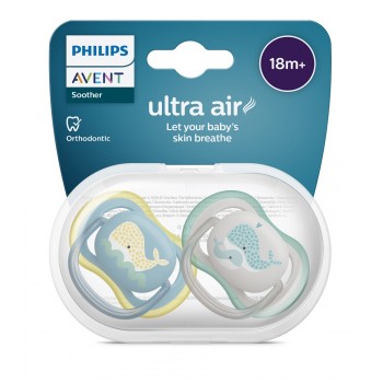 Philips AVENT Cumlík Ultra air obrázok 18m+ (veľryba) 2ks