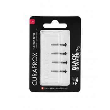 Medzizubné kefky Black Is White, veľkosť S, 4 ks