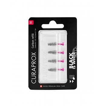 Medzizubné kefky Black Is White, veľkosť M, 4 ks