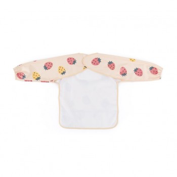 PETITE&MARS Podbradník s dlhým rukávom Ben Beige Strawberies