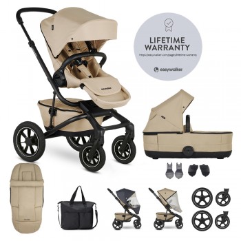 EASYWALKER Kočík kombinovaný Jimmey Sand Taupe XXL AIR + RWS