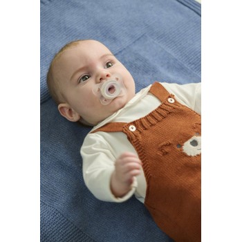 CHICCO Cumlík Physio Mini Soft celosilikónový 0-2m chlapec 2 ks