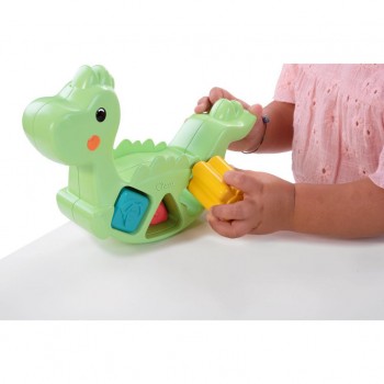 CHICCO Hračka vkladacia 2v1 Dino Eco+ 12m+