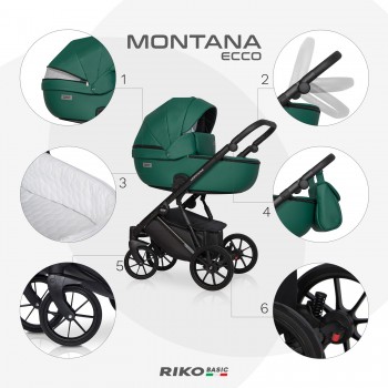 Wózek dziecięcy Riko Basic Montana Ecco 13 Jungle 