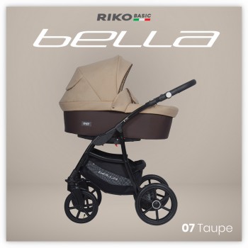 Zestaw 3w1 wózek dziecięcy Riko Basic Bella 07 Taupe 