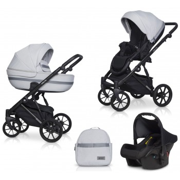 Zestaw 3w1 Wózek dziecięcy Riko Basic Delta 01 Grey Fox 