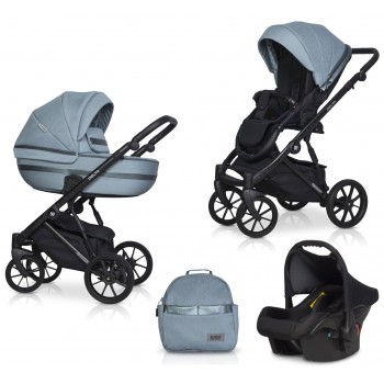 Zestaw 3w1 wózek dziecięcy Riko Basic Delta 02 Ocean 