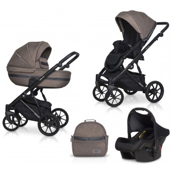 Zestaw 3w1 wózek dziecięcy Riko Basic Delta 03 Cappucino 