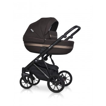 Zestaw 3w1 wózek dziecięcy Riko Basic Delta 04 Chocolate 
