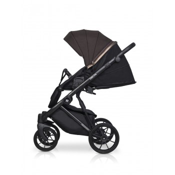 Zestaw 3w1 wózek dziecięcy Riko Basic Delta 04 Chocolate 