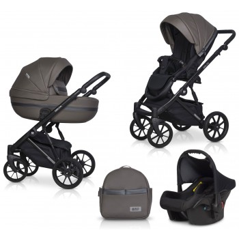 Zestaw 3w1 wózek dziecięcy Riko Basic Delta Ecco 12 Mocca 