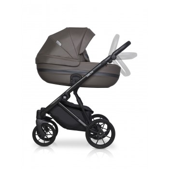 Zestaw 3w1 wózek dziecięcy Riko Basic Delta Ecco 12 Mocca 