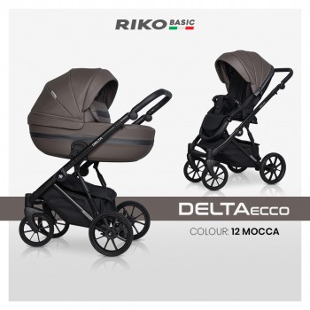 Zestaw 3w1 wózek dziecięcy Riko Basic Delta Ecco 12 Mocca 