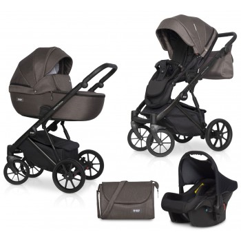 Zestaw 3w1 wózek dziecięcy Riko Basic Montana 01 Taupe 