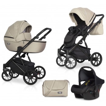 Zestaw 3w1 wózek dziecięcy Riko Basic Montana 02 Sand 