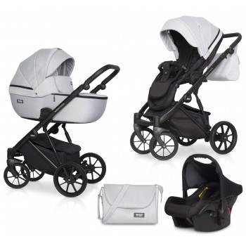 Zestaw 3w1 wózek dziecięcy Riko Basic Montana 03 Stone 