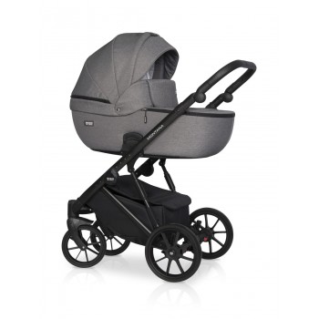 Zestaw 3w1 wózek dziecięcy Riko Basic Montana 04 Onyx 