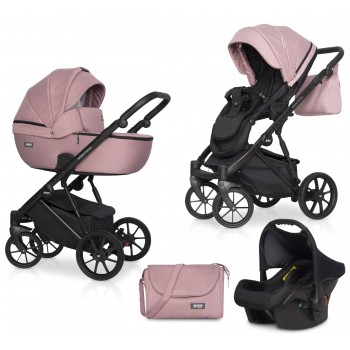Zestaw 3w1 wózek dziecięcy Riko Basic Montana 05 Flamingo 