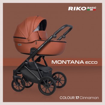 Zestaw 3w1 wózek dziecięcy Riko Basic Montana Ecco 17 Cinnamon 