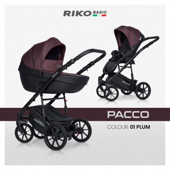 Wózek dziecięcy Riko Basic Pacco 01 Plum 