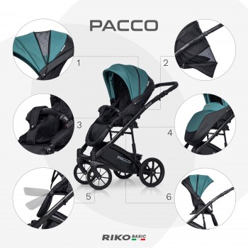 Wózek dziecięcy Riko Basic Pacco 03 Lagoon 