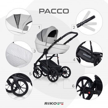 Wózek dziecięcy Riko Basic Pacco 05 Grey Fox 