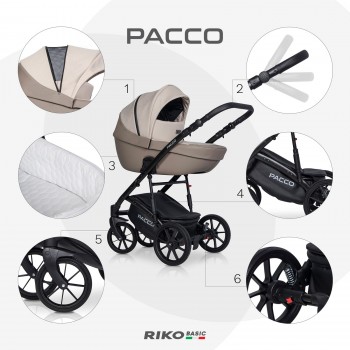 Wózek dziecięcy Riko Basic Pacco 06 Latte 
