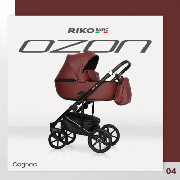 Zestaw 3w1 wózek dziecięcy Riko Basic Ozon 04 Cognac 