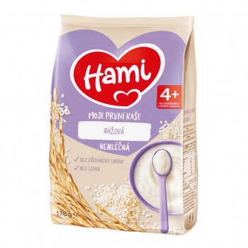 HAMI Moja prvá kaša nemliečna ryžová 4+, 170g