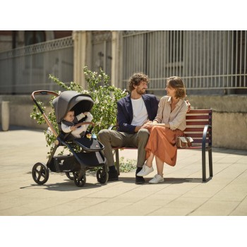 CHICCO Kočík kombinovaný Mysa 3v1 Charming Grey + odrážadlo Chicco All around ZADARMO