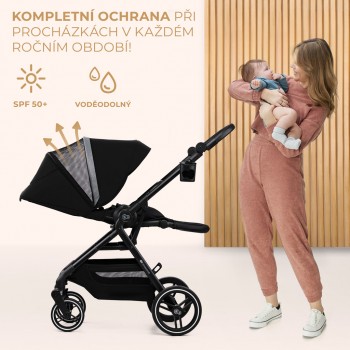 KINDERKRAFT SELECT Kočík športový Yoxi Pure Black