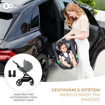 KINDERKRAFT SELECT Kočík športový Yoxi Sand Beige