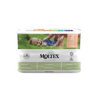 MOLTEX Pure&Nature Plienky jednorazové 2 Mini (3-6 kg) 38 ks