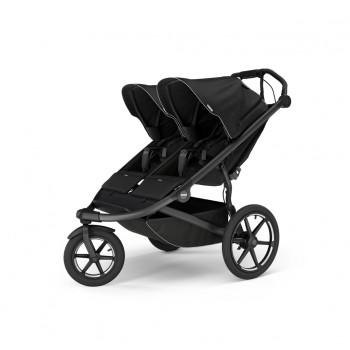 THULE Kočík súrodenecký Urban Glide Double Black/Soft Beige set M