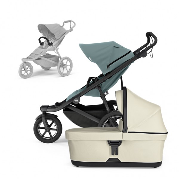 THULE Kočík Urban Glide 3 Mid Blue/Soft Beige set M