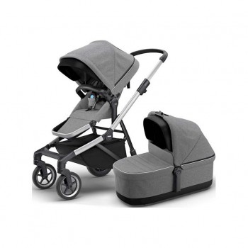 THULE Kombinovaný kočík Sleek Grey melange