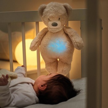 Philips AVENT Pestúnka detská video SCD891/26+NATTOU Uspávačik 4v1 Sleepy Bear Beige 0m+