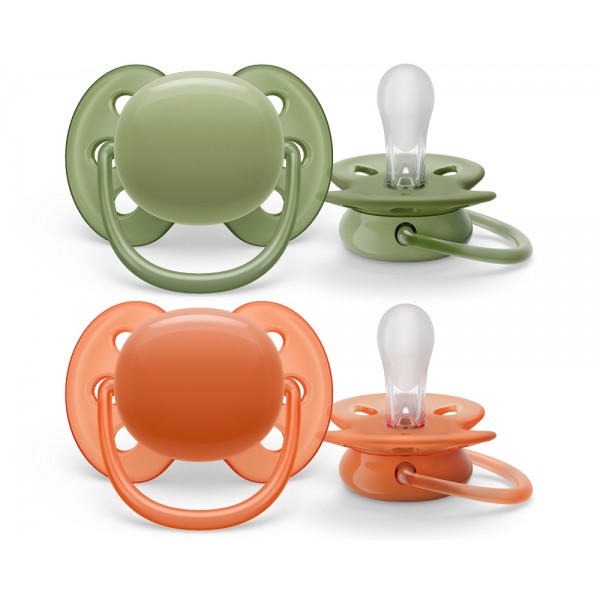Philips AVENT Cumlík Ultrasoft Premium neutral 18m+ 2 ks