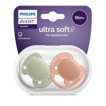 Philips AVENT Cumlík Ultrasoft Premium neutral 18m+ 2 ks