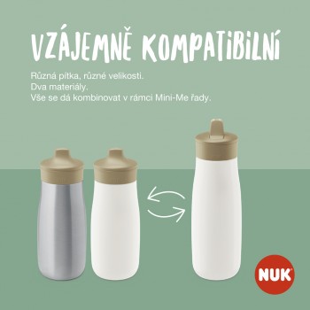 NUK Fľaša Mini-Me Sip - zelená 300ml, 9m+