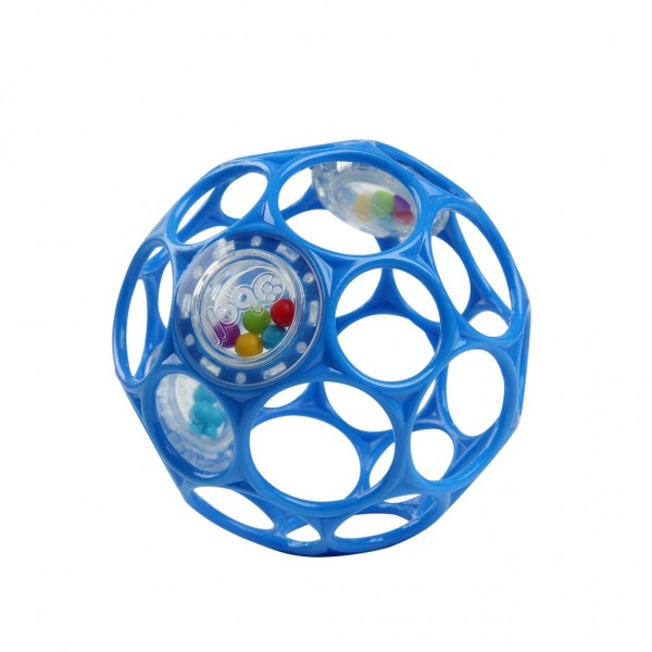 OBALL Hračka Oball RATTLE 10 cm blue 0m+AQUAINT 100% ekologická čistiaca voda 50 ml