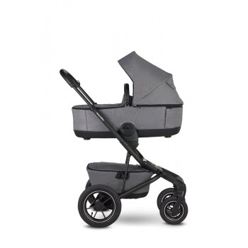 EASYWALKER Kočík kombinovaný Jimmey Iris Grey XXL AIR + RWS + Jackey Shadow Black