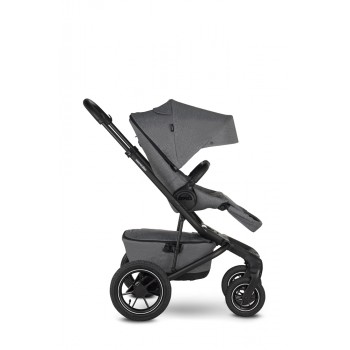 EASYWALKER Kočík kombinovaný Jimmey Iris Grey XXL AIR + RWS + Jackey Shadow Black