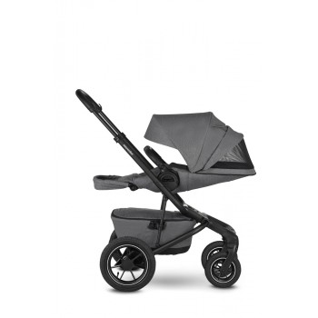 EASYWALKER Kočík kombinovaný Jimmey Iris Grey XXL AIR + RWS + Jackey XL Shadow Black