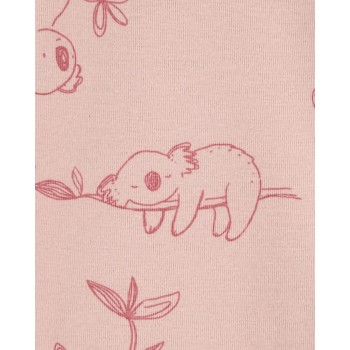 CARTER'S Body dlhý rukáv Pink/Green Bumblebee dievča 4ks NB/ veľ. 56