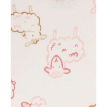 CARTER'S Body dlhý rukáv Pink/Ivory dievča 4ks NB/ veľ. 56