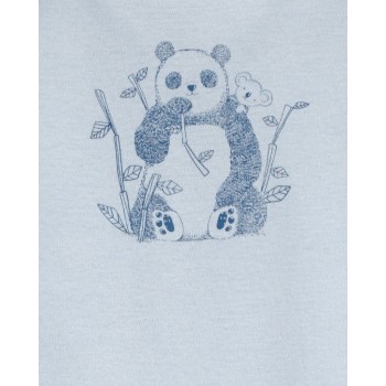 CARTER'S Body krátky rukáv Blue Panda/Airplane chlapec 5ks 6m/ veľ. 68