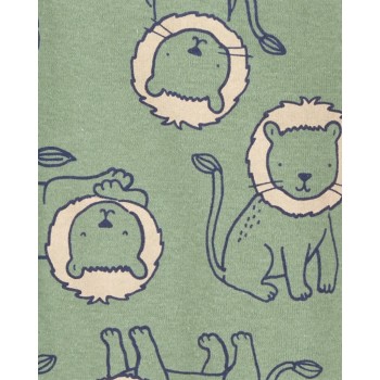 CARTER'S Body dlhý rukáv Blue/Gray Animal chlapec 4ks NB/ veľ. 56